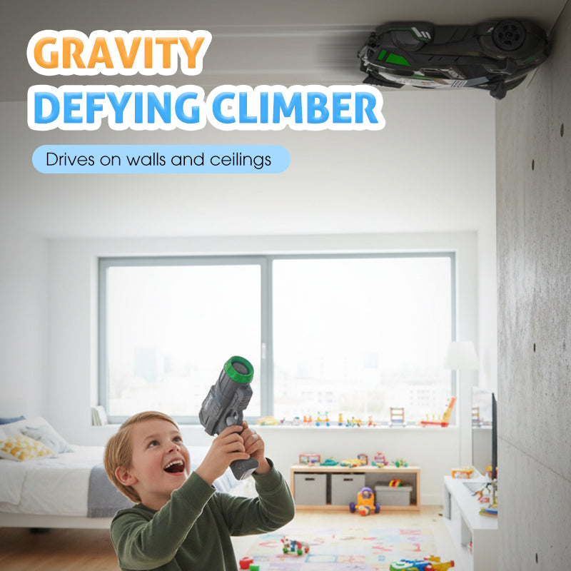 Lasergesteuertes RC-Auto zum Wandklettern für Kinder