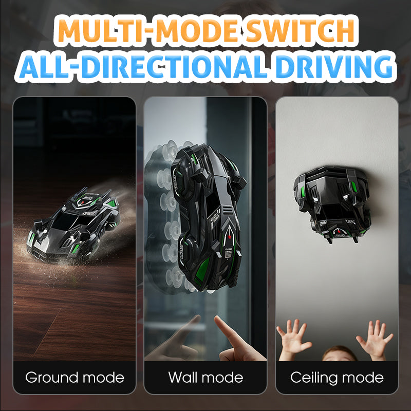 Lasergesteuertes RC-Auto zum Wandklettern für Kinder