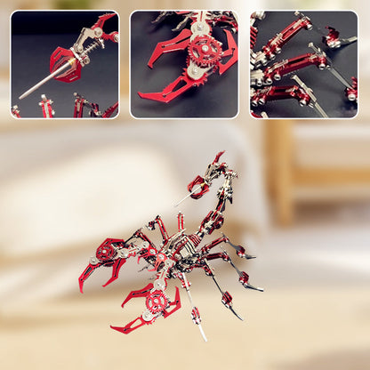 📢📢50 % Rabatt !!!✨3D-Metallpuzzle-Bausatz „Skorpion“ – Mechanisches Modell zum Zusammenbauen
