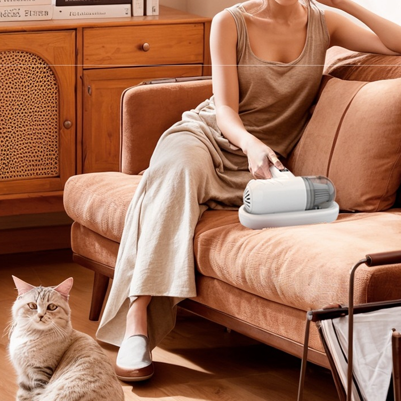 Bettstaubsauger mit UV-C-Licht