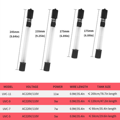 Zeitgesteuerter UV-Sterilisator zur Desinfektion von Aquarienwasser