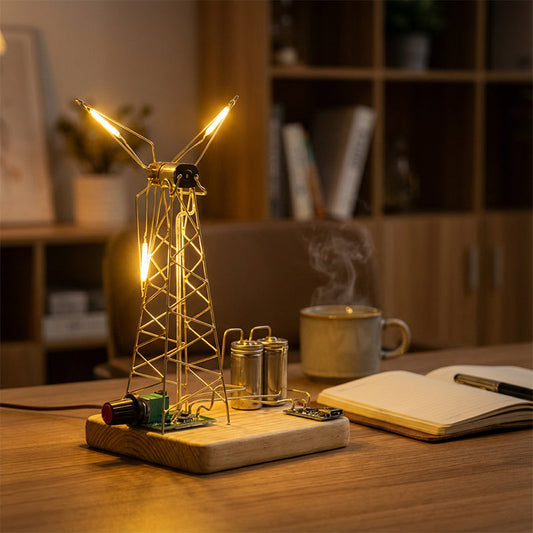 🔥Solange der Vorrat reicht 50 % Rabatt!🎉DIY Retro-Windmühlen-Nachtlicht-Set